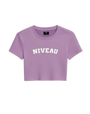Crop top violet